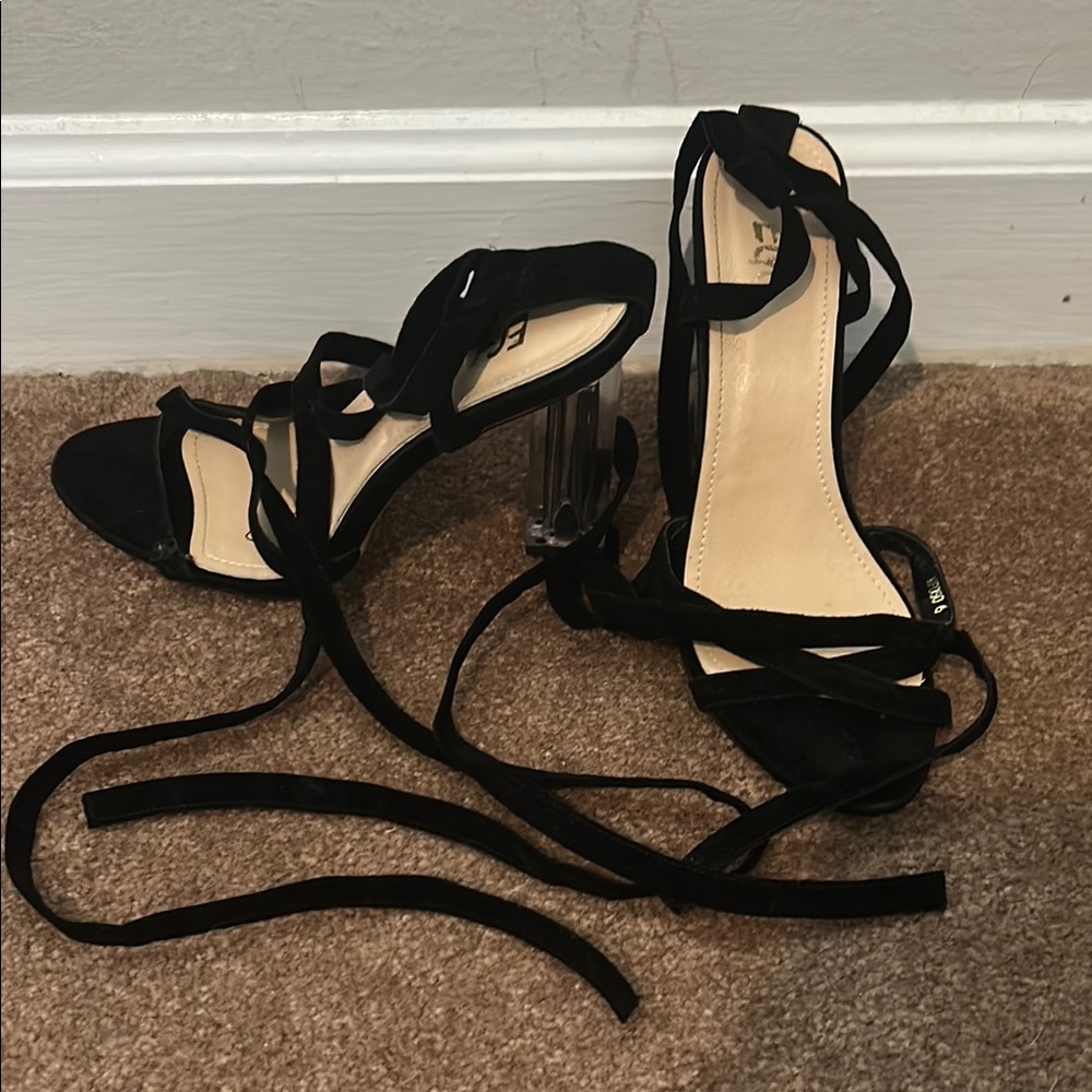 EGO Black Heels Classic Design